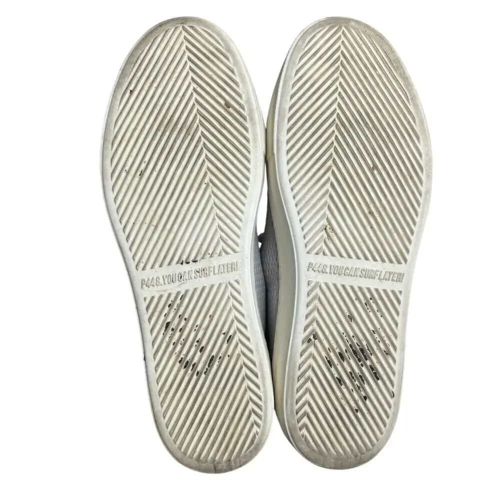 P448 Thea Low Top Sneakers Stardust Silver Multi Size 8